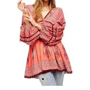 Free People Luna Scarf print tunic
